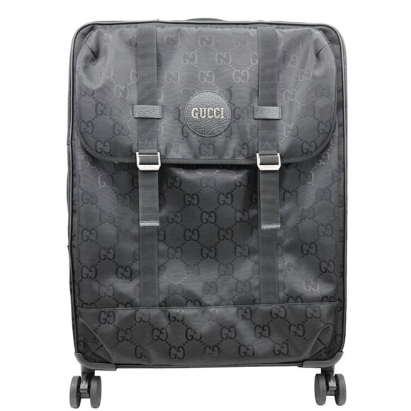 Gucci  Off The Grid Monogram Econyl Nylon Trolley Bag Black 674231 - Picture 1 of 12